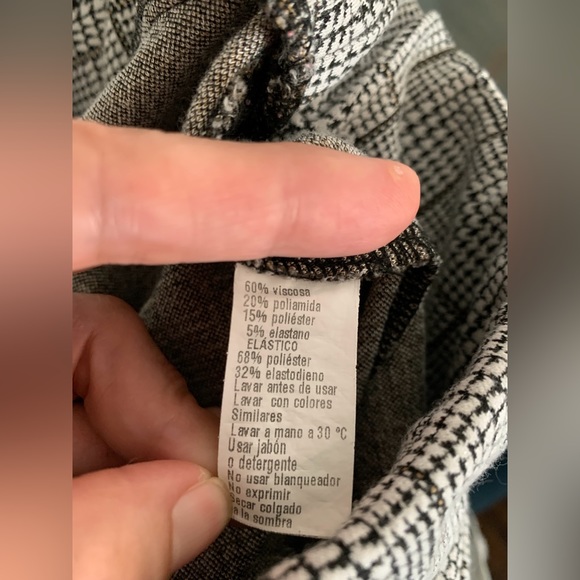 Bundle of three Gingham leggings, size S, high and middle waist, stretch. - Picture 6 of 7